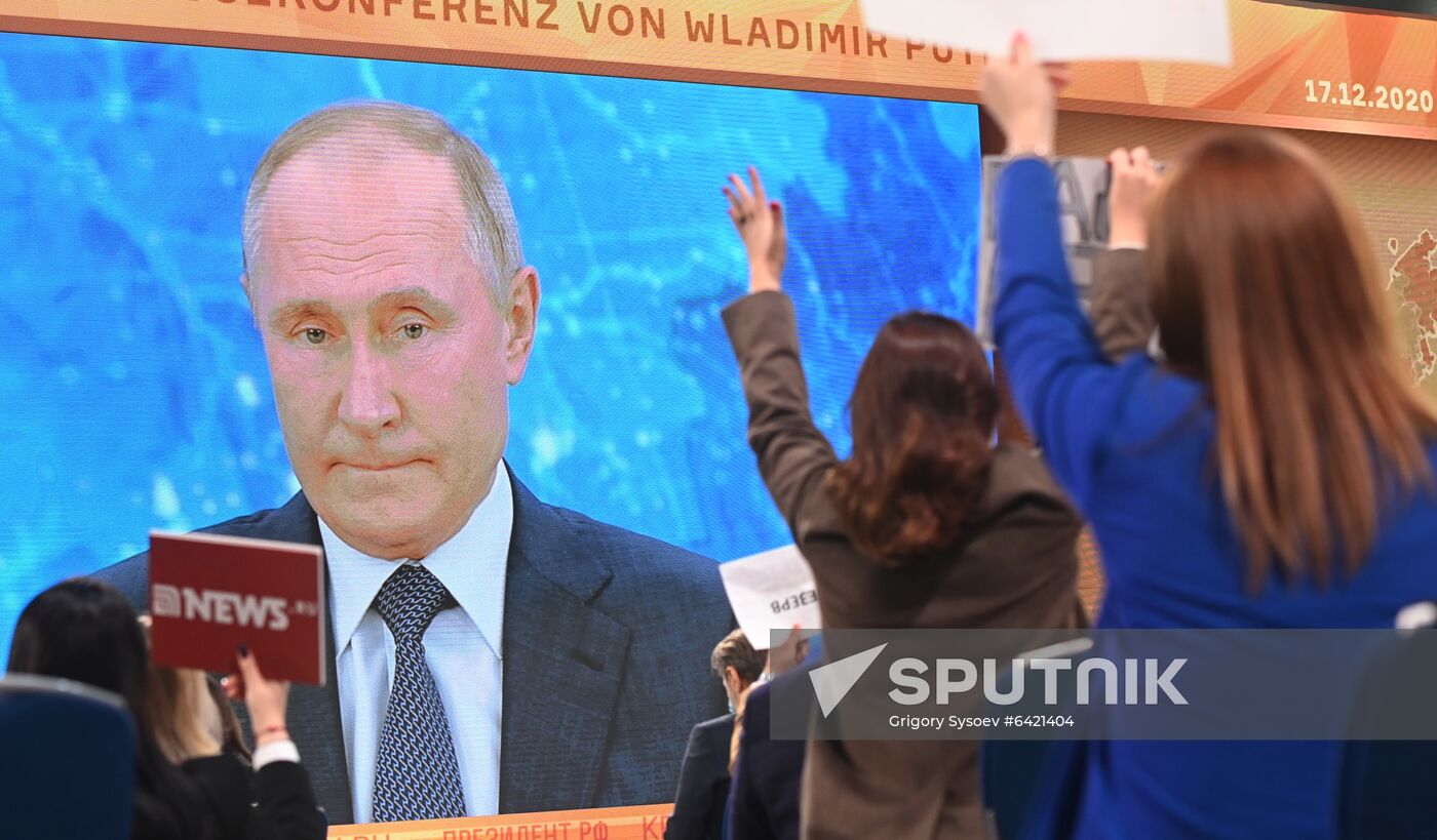 Russia Putin News Conference