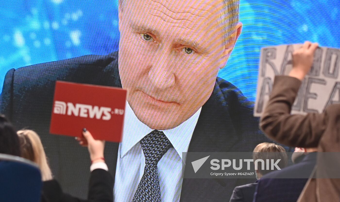 Russia Putin News Conference