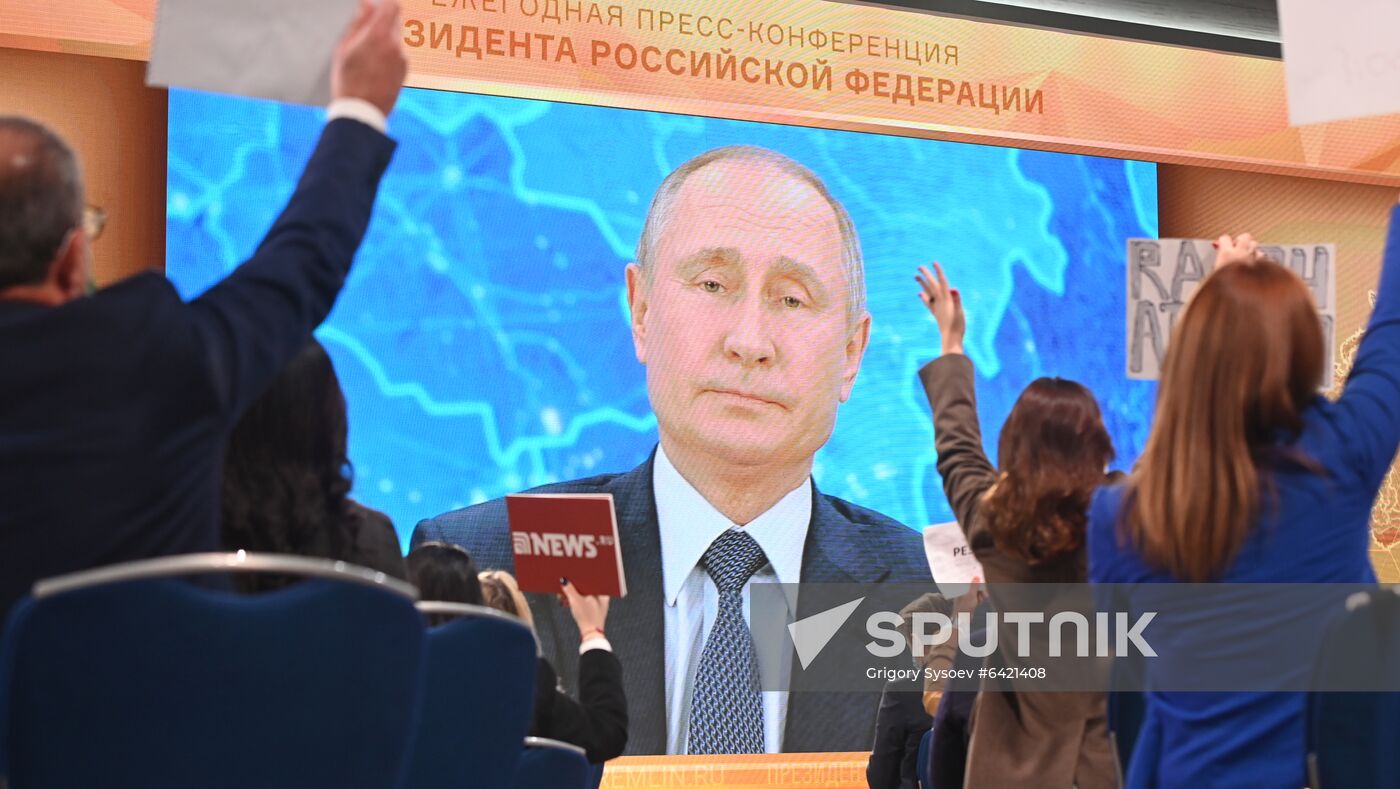 Russia Putin News Conference