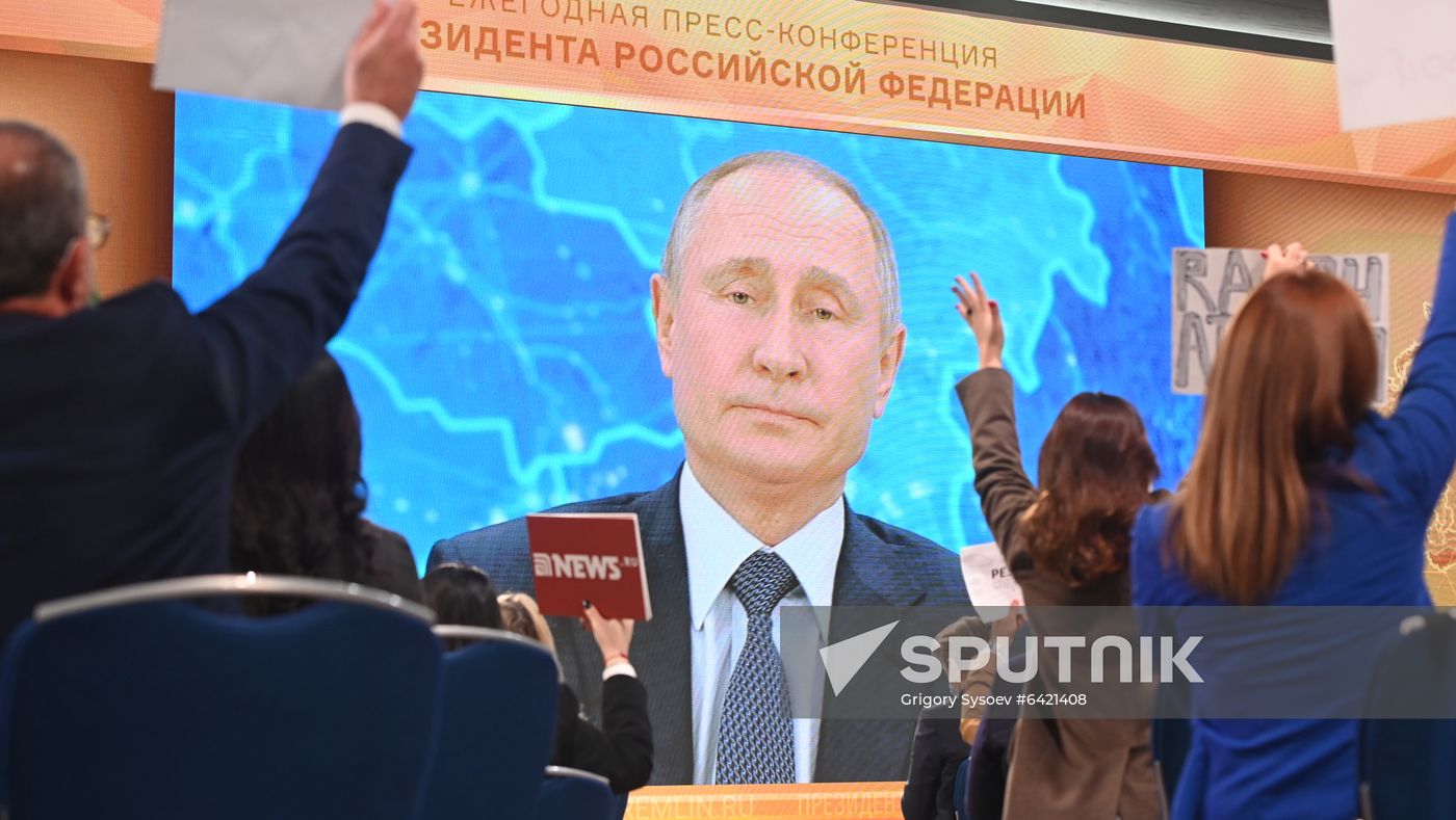 Russia Putin News Conference