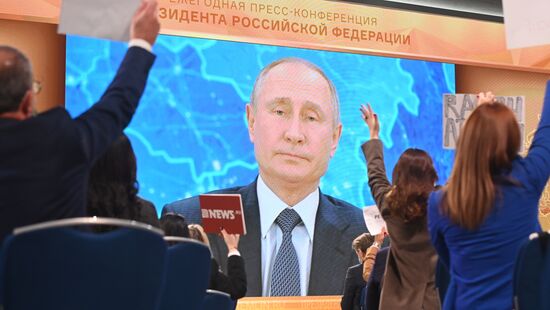 Russia Putin News Conference