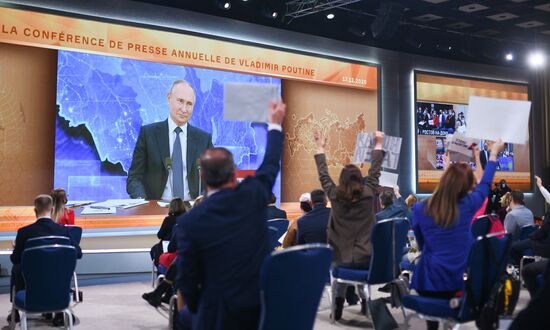 Russia Putin News Conference