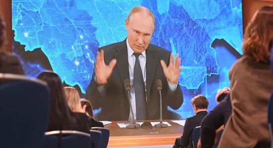 Russia Putin News Conference