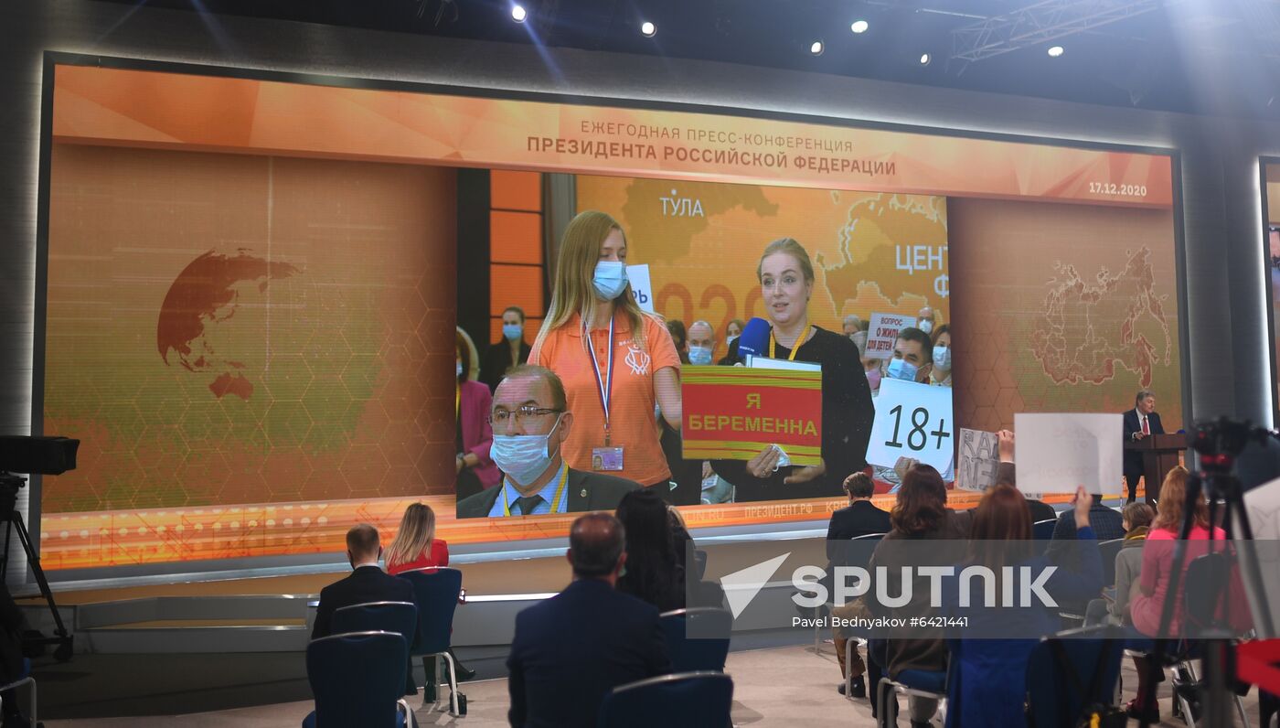 Russia Putin News Conference