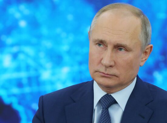 Russia Putin News Conference