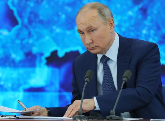 Russia Putin News Conference