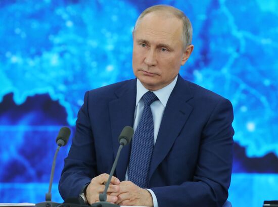 Russia Putin News Conference