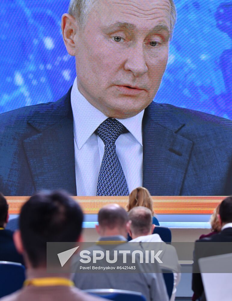 Russia Putin News Conference
