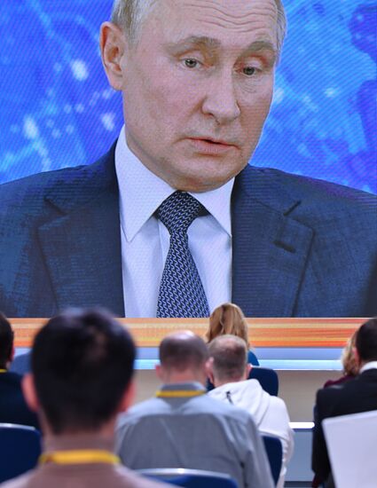 Russia Putin News Conference