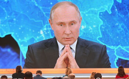 Russia Putin News Conference