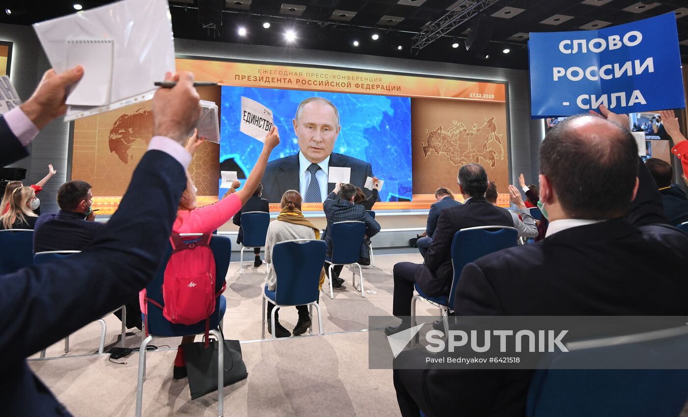 Russia Putin News Conference