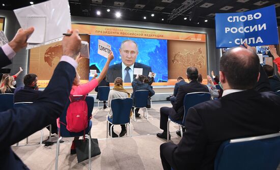 Russia Putin News Conference