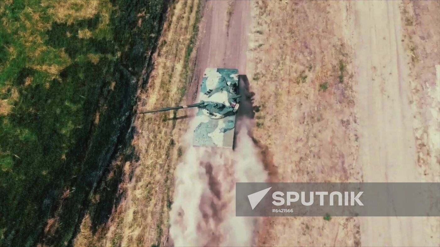 Russia First Floating Tank