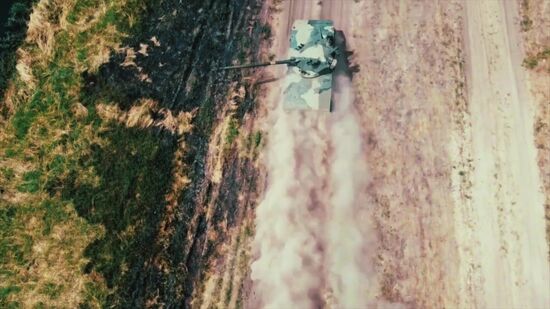 Russia First Floating Tank