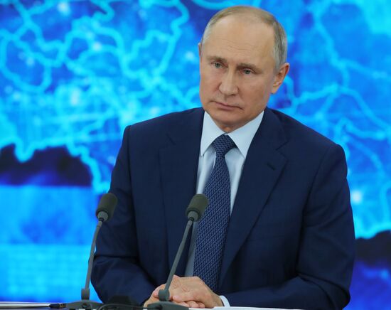 Russia Putin News Conference