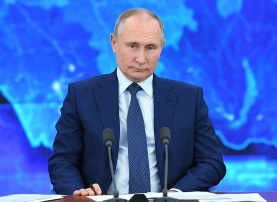 Russia Putin News Conference