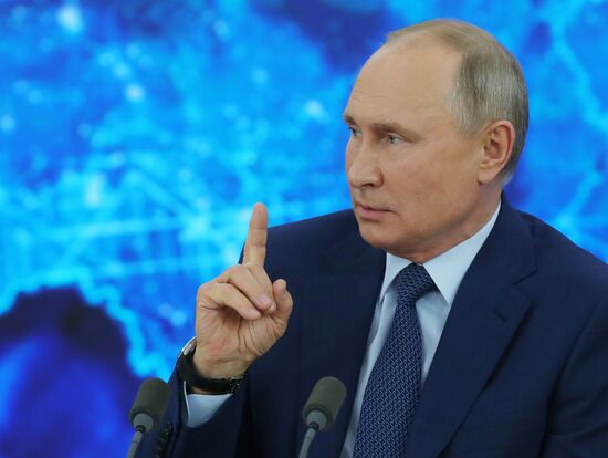 Russia Putin News Conference