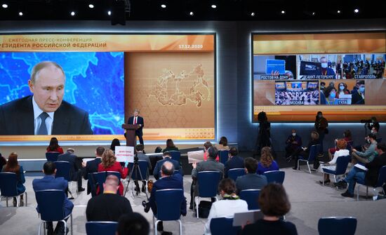 Russia Putin News Conference