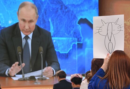 Russia Putin News Conference