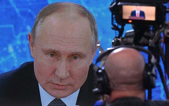 Russia Putin News Conference