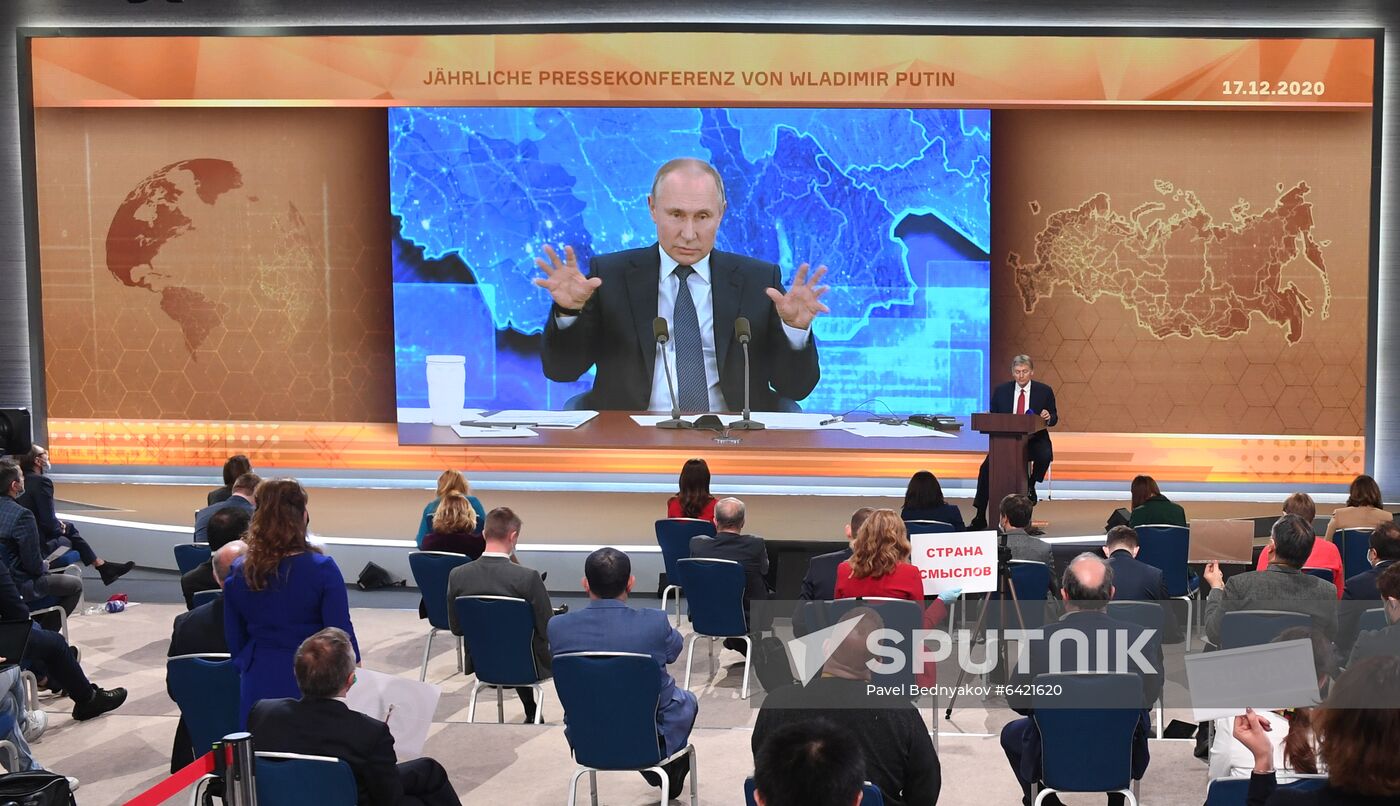 Russia Putin News Conference