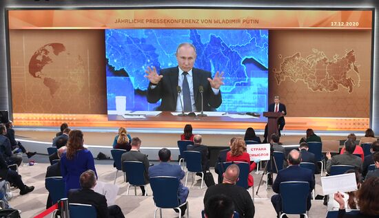 Russia Putin News Conference