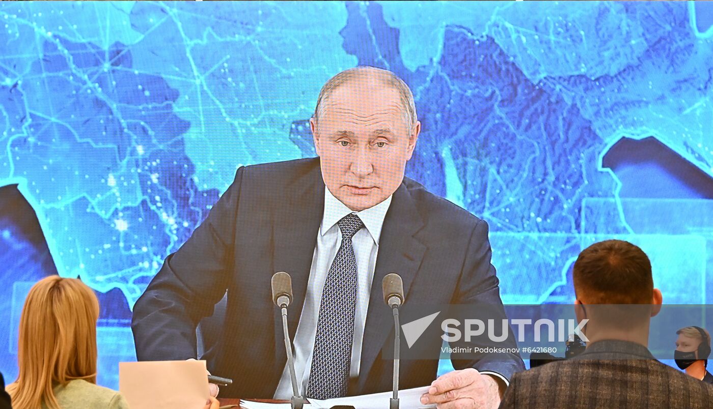 Russia Putin News Conference
