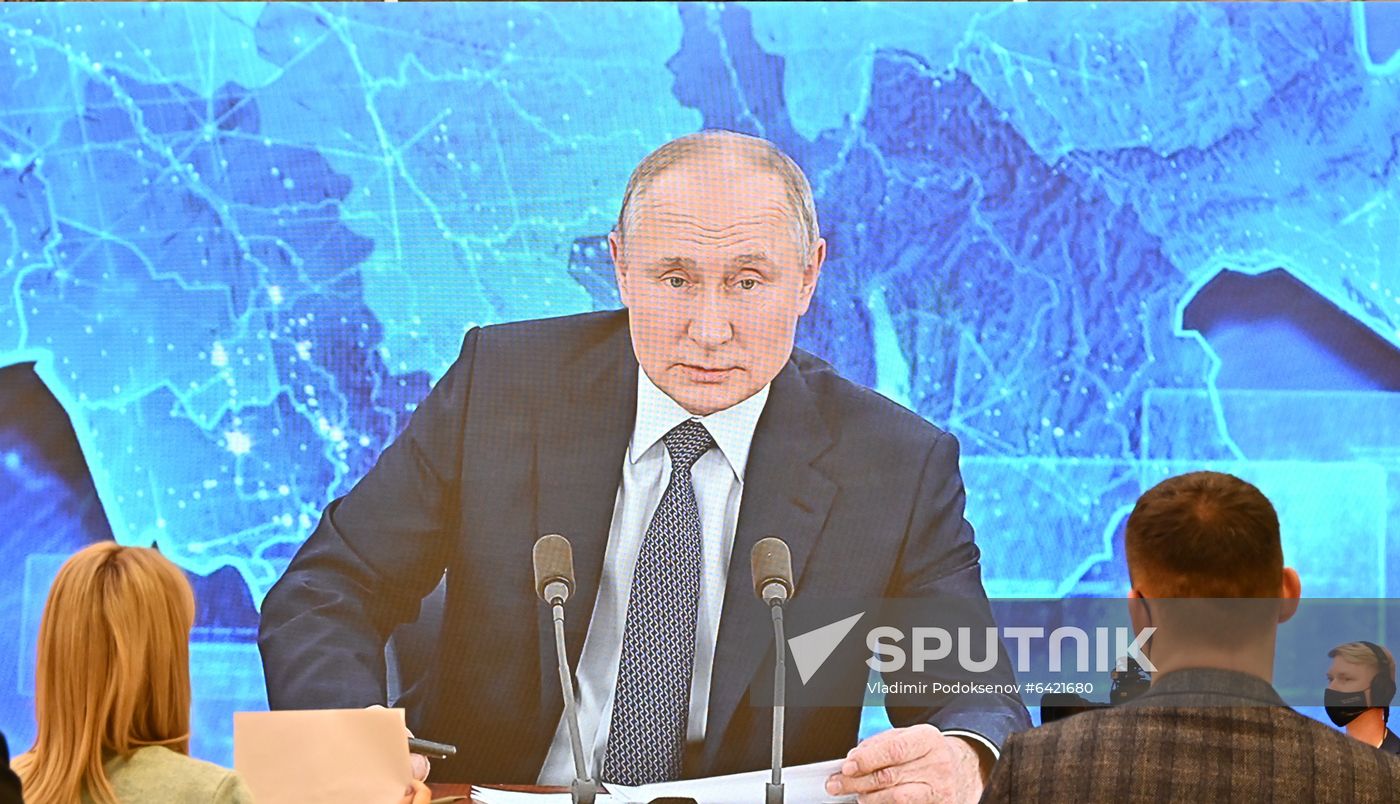 Russia Putin News Conference