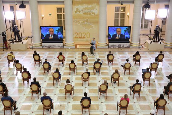 Russia Putin News Conference