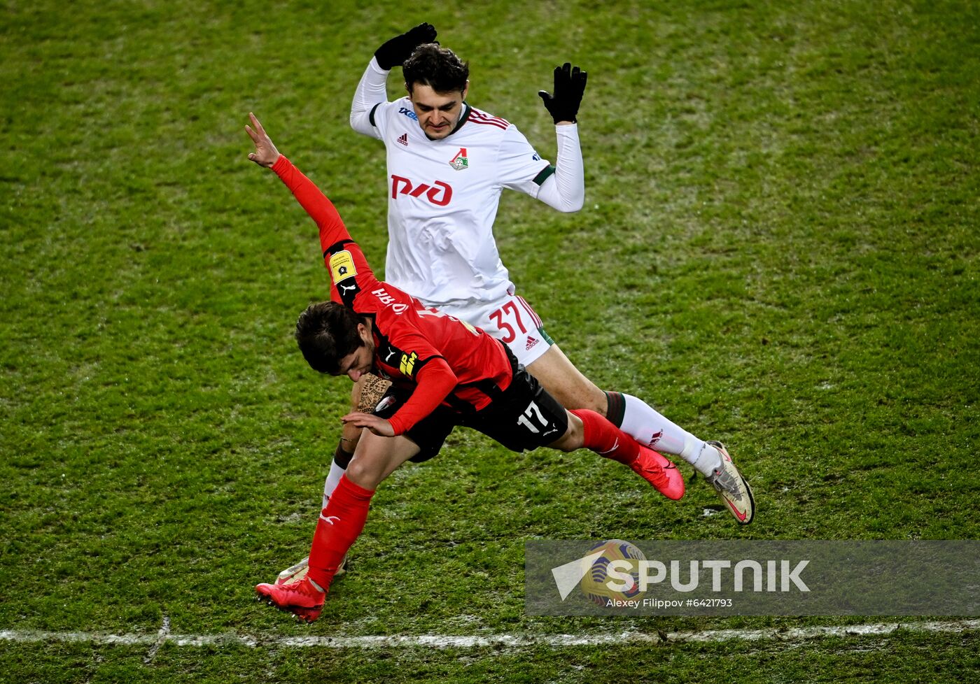 Russia Soccer Premier-League Khimki-Lokomotiv