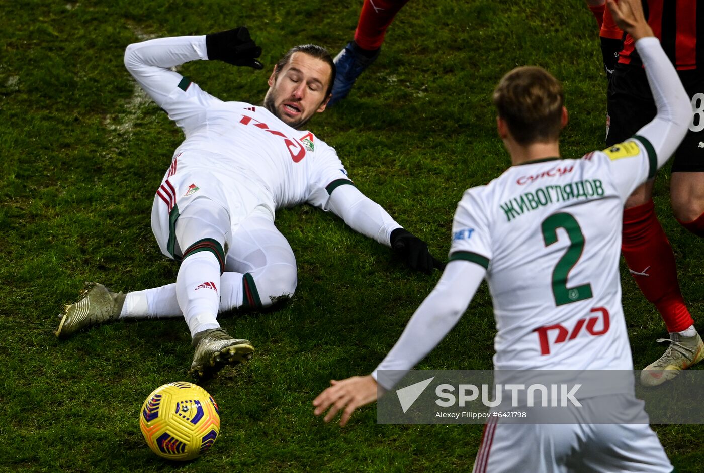 Russia Soccer Premier-League Khimki-Lokomotiv