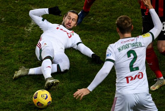 Russia Soccer Premier-League Khimki-Lokomotiv