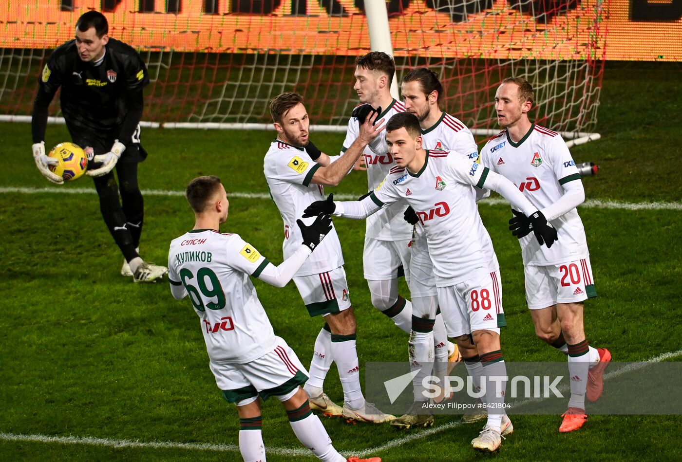 Russia Soccer Premier-League Khimki-Lokomotiv