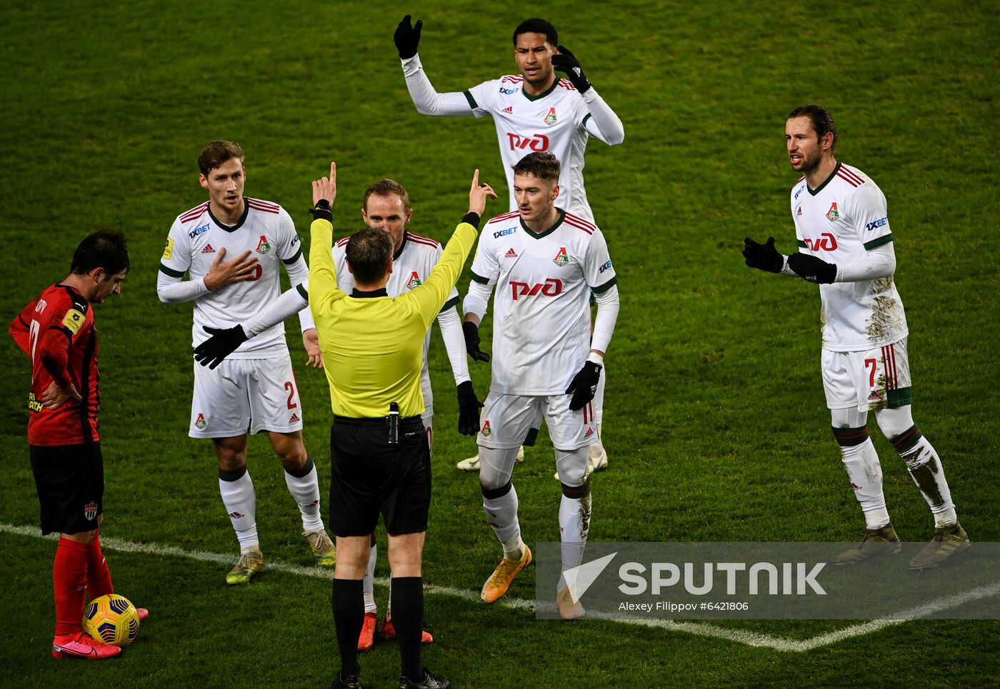 Russia Soccer Premier-League Khimki-Lokomotiv