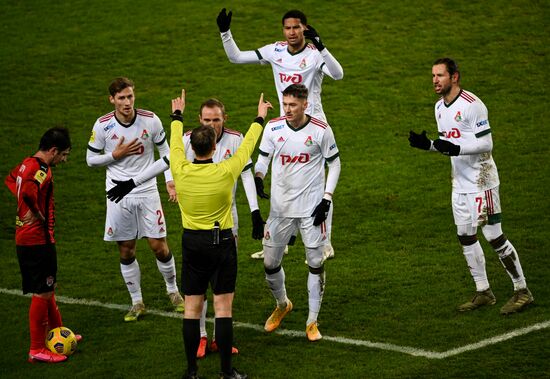 Russia Soccer Premier-League Khimki-Lokomotiv