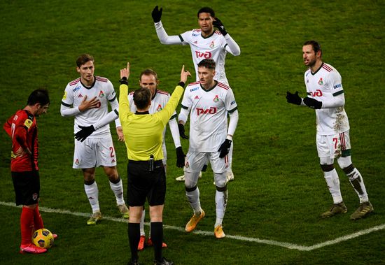 Russia Soccer Premier-League Khimki-Lokomotiv