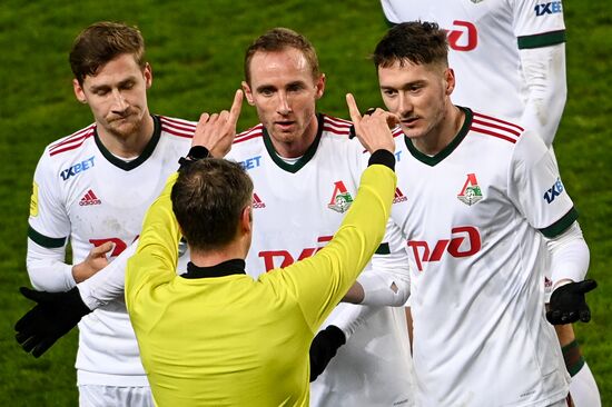 Russia Soccer Premier-League Khimki-Lokomotiv