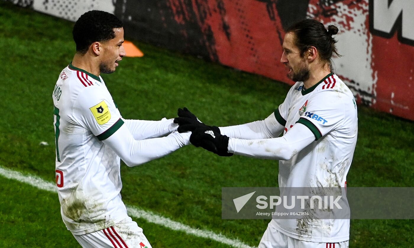 Russia Soccer Premier-League Khimki-Lokomotiv