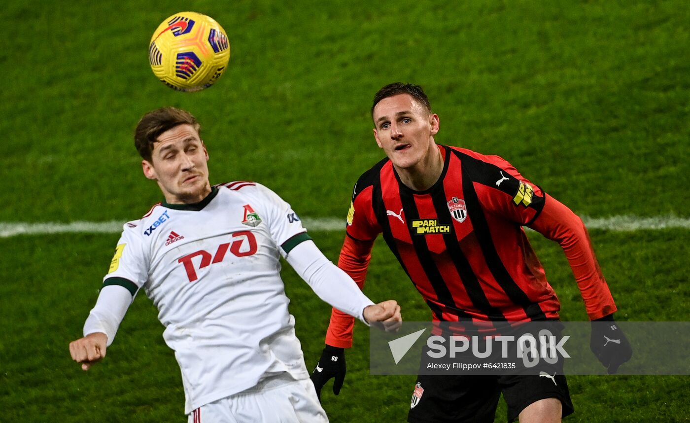 Russia Soccer Premier-League Khimki-Lokomotiv