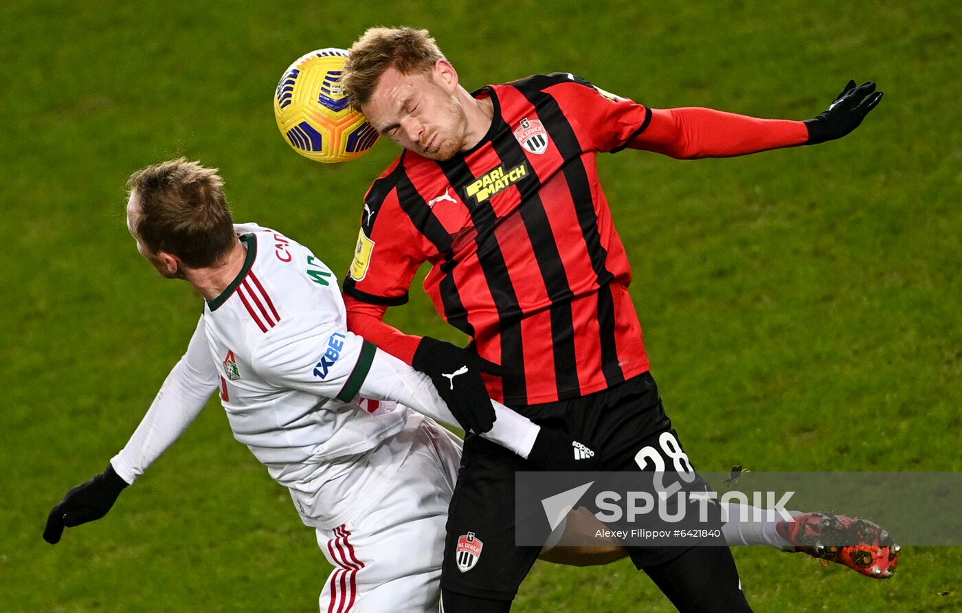 Russia Soccer Premier-League Khimki-Lokomotiv