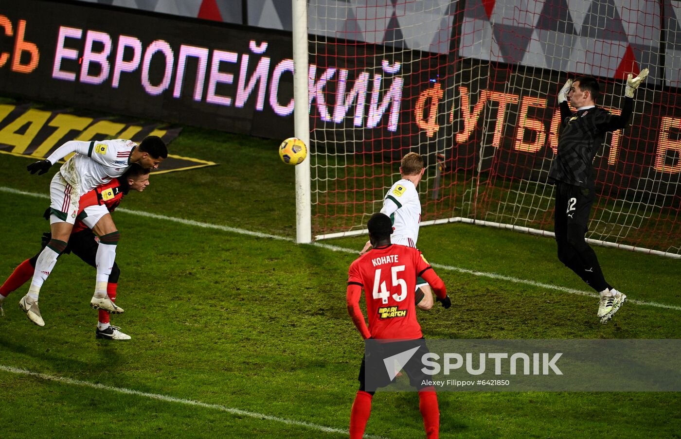 Russia Soccer Premier-League Khimki-Lokomotiv