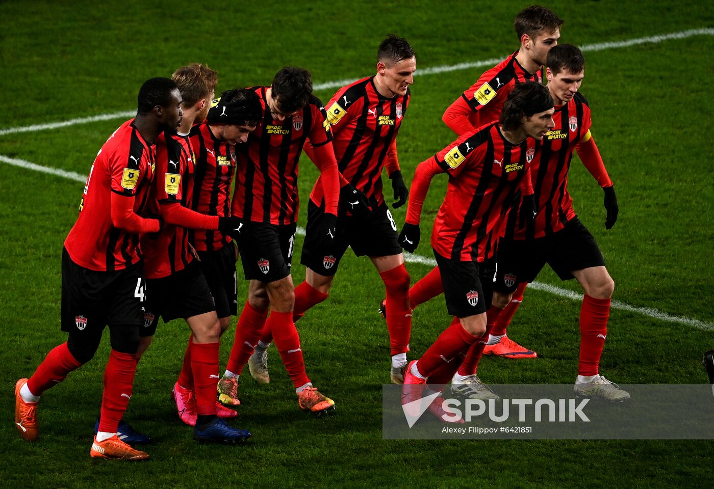 Russia Soccer Premier-League Khimki-Lokomotiv