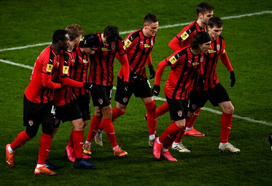 Russia Soccer Premier-League Khimki-Lokomotiv