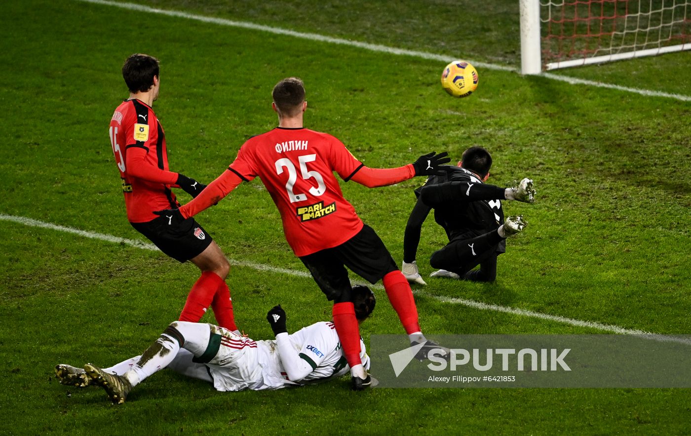 Russia Soccer Premier-League Khimki-Lokomotiv