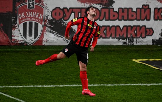 Russia Soccer Premier-League Khimki-Lokomotiv