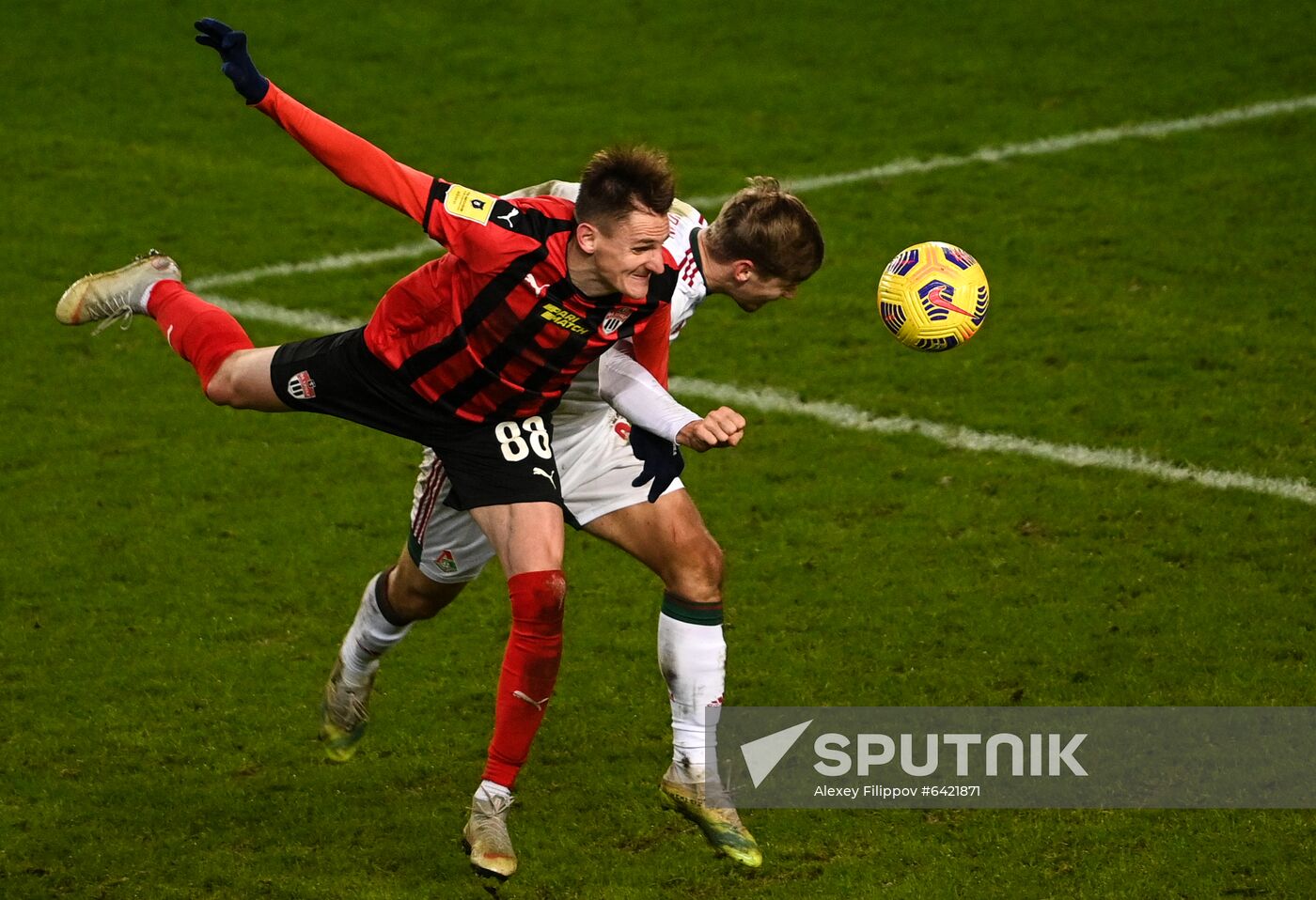 Russia Soccer Premier-League Khimki-Lokomotiv