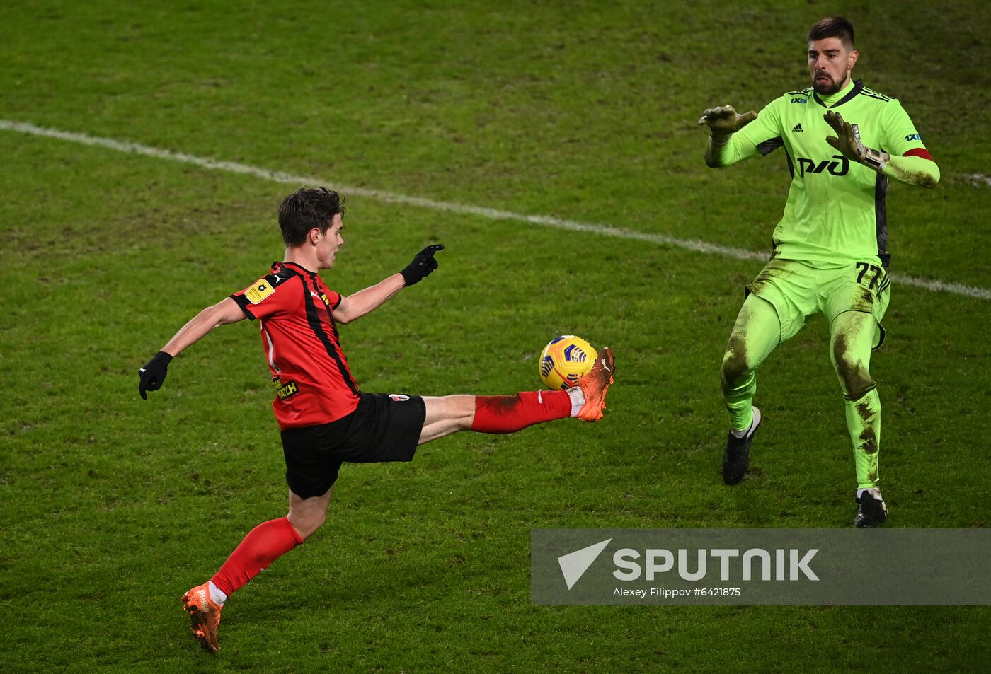 Russia Soccer Premier-League Khimki-Lokomotiv