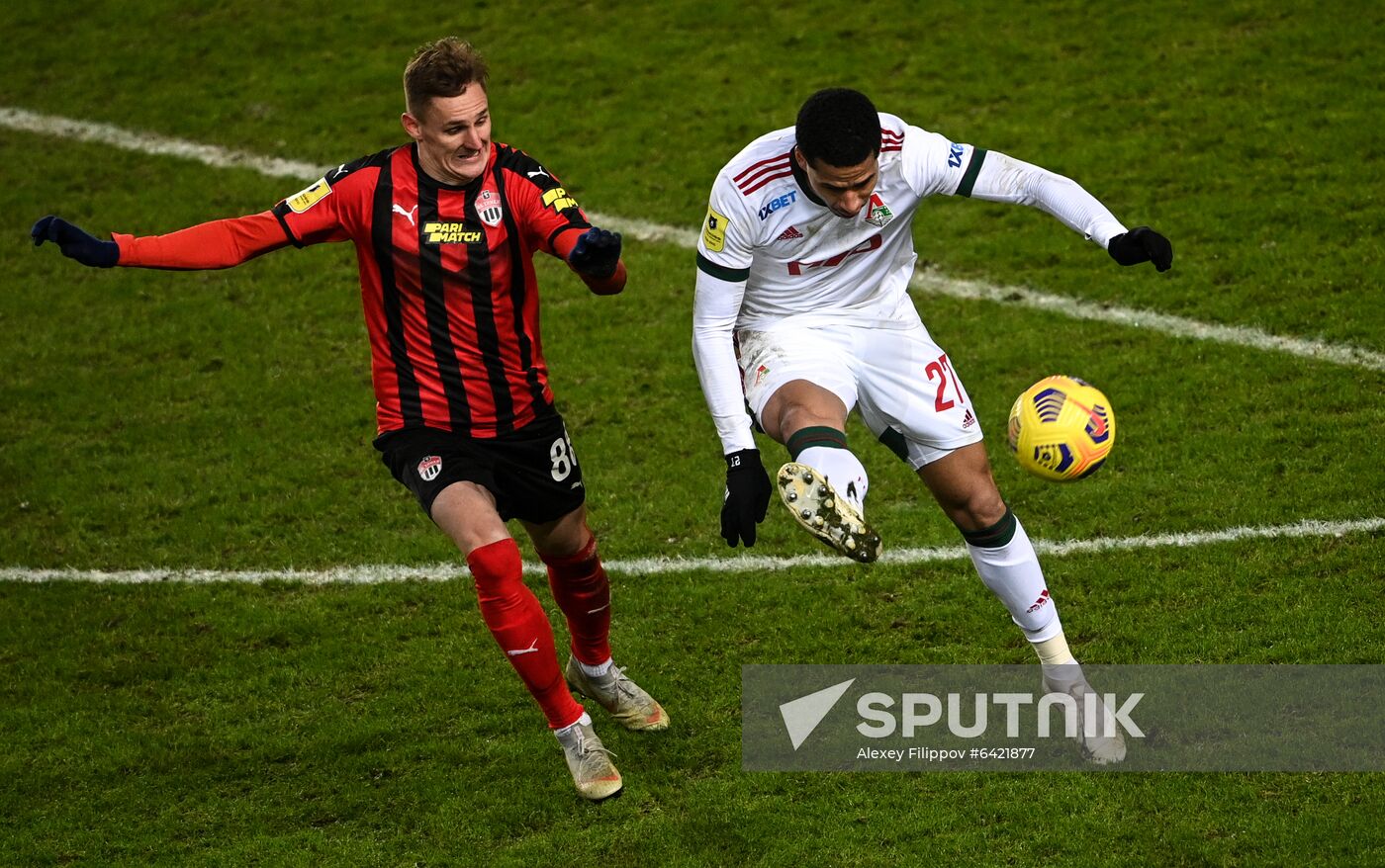 Russia Soccer Premier-League Khimki-Lokomotiv