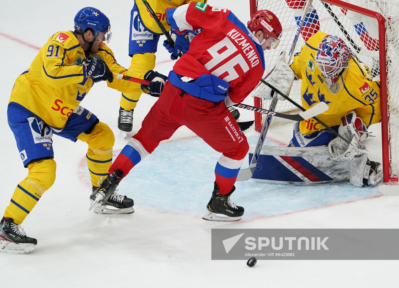 Russia Ice Hockey Channel One Cup Sweden - Russia