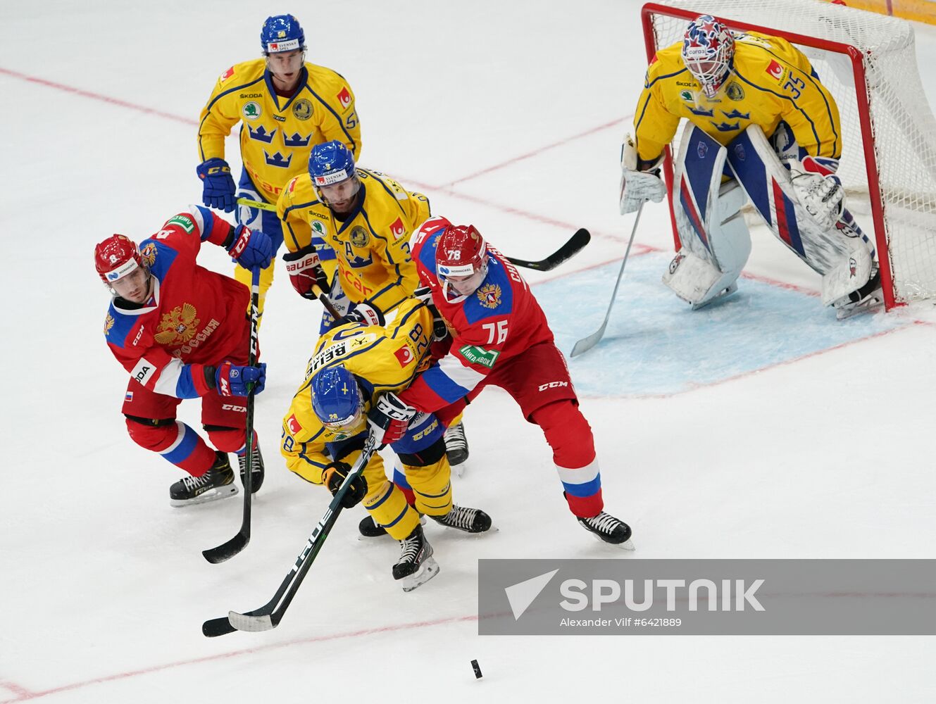 Russia Ice Hockey Channel One Cup Sweden - Russia